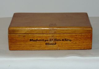 Old Antique French Canadian Cigar Wood Box Pullman Corona Montreal