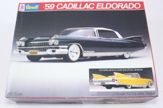 Revell 1959 Cadillac Eldorado Model Kit 1/32 Complete Open Box Custom Stock 2in1