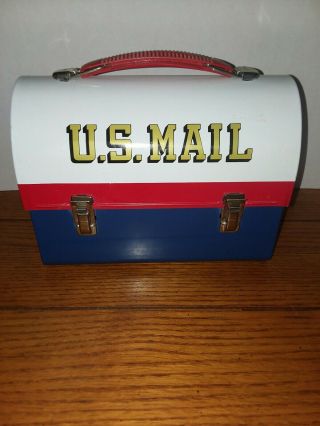 Vintage Metal U.  S.  Mail Box Lunch Box Rare