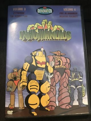 Inhumanoids (vols.  3 & 4) - Dvd - Animated 80’s Cult Classic Rare Oop