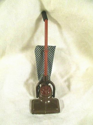 Vintage Dollhouse Metal Upright Vacuum Cleaner Made In England Minty