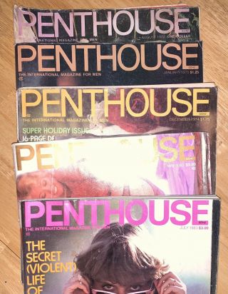 31 Magazines of 1960s - 1990s Vtg Adult Mens Magazines Playboy Penthouse Rare 2