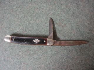 Old Vintage Antique Collectible D.  E.  Imperial Usa 2 Blade Folding Pocket Knife