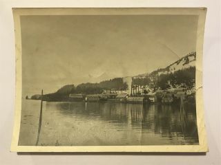 Antique View Of Kennecott Copper Company Latouche Island Alaska Snapshot Photos