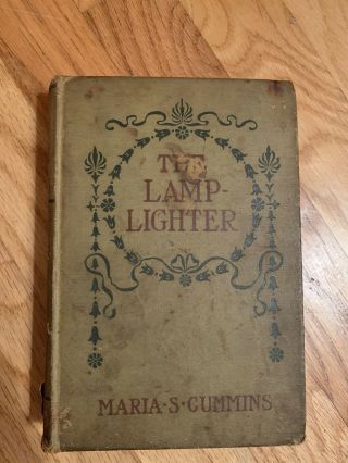 The Lamp - Lighter By Maria S Cummins Antique 1800 