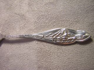 J.  M.  Co.  Sterling Silver Souvenir Spoon Seattle Mt Rainier 3