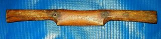Antique Wooden Spoke Shave Total length is 10 3/4 