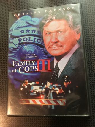 Charles Bronson: Family Of Cops 3 (rare Action Dvd)
