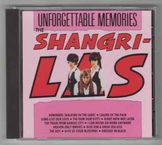The Shangri - Las - Unforgettable Memories (rare Cd,  1990)