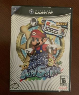 Mario Sunshine (nintendo Gamecube,  2002) Rare Kmart Exclusive 1st Edition