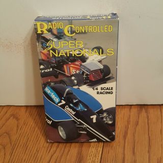 Radio Controlled Nationals 1/4 Scale Racing (vhs,  1990) Rare