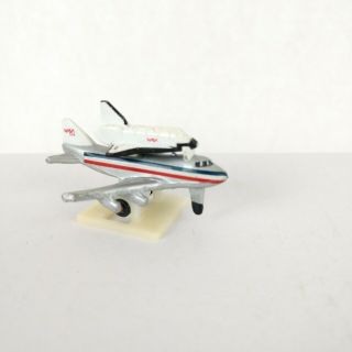 Galoob Micro Machines Nasa Boeing 747 Space Shuttle Transport Rare Display Stand