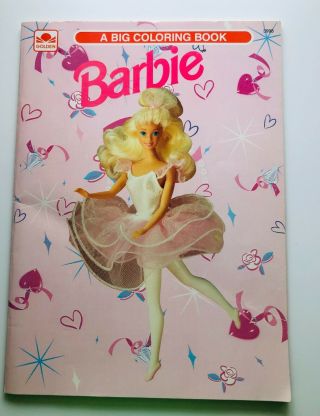 Vintage Barbie - A Big Coloring Book 1993