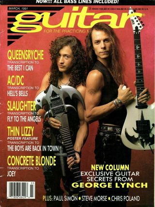 Guitar For The Practicing Musician March 1991 - Guitar Secrets From George Lynch