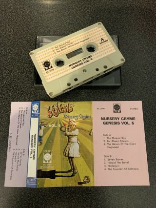 Genesis - Nursery Cryme (rare Indonesian Cassette Tape)