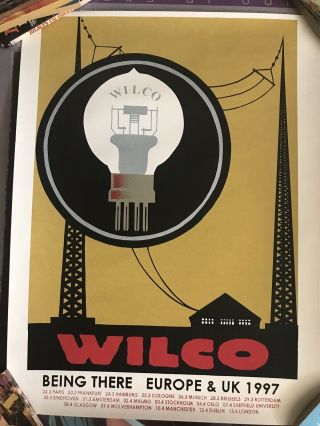 Wilco Poster Being There Rare Europe And Uk Tour 1997