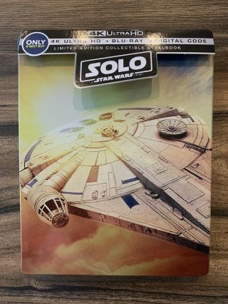 Solo: A Star Wars Story (4k Uhd/blu - Ray) Best Buy Steelbook Oop Rare