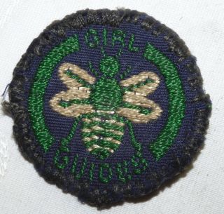 1928 Girl Guides - Thrift - Proficiency Badge Patch - Merit - Antique