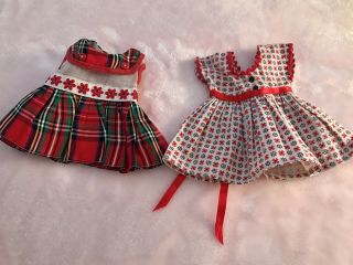 2 Dresses For Vintage Arranbee R&b Littlest Angel Doll 11 "