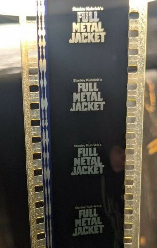 35mm Feature Film Preview trailer FULL METAL JACKET Stanley Kubrick 1997 RARE 3