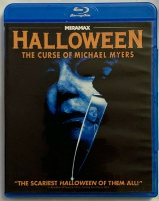 Halloween 6 The Curse Of Michael Myers Blu Ray Rare Oop Miramax Horror Buy Now