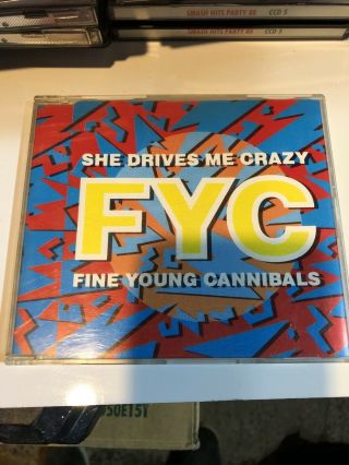 Fine Young Cannibals Cd Single She Drives Me Crazy (rare)