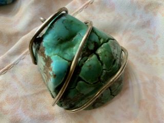 Turquoise Vintage Natural Large No/res