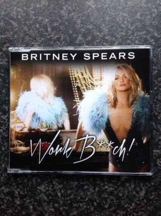 Britney Spears / Work B Ch Bitch Cd Single 2013 / / Rare 2 Track Cd Single
