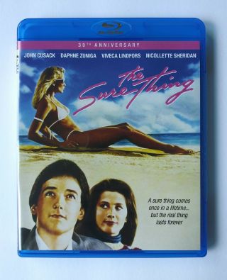The Sure Thing (blu - Ray Disc,  2015) 30th Anniversary Edition: Rare,  Out Of Print
