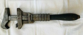 Antique Or Vintage Bemis & Call Co.  Springfield Mass - Monkey Pipe Wrench