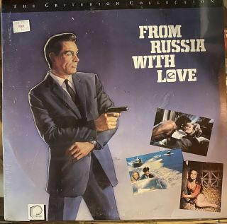 From Russia With Love Criterion W/s Cav Laserdisc James Bond Rare