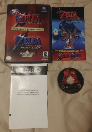 Legend Of Zelda Ocarina Of Time - Master Quest Two - Game Bonus Disc Gamecube Rare