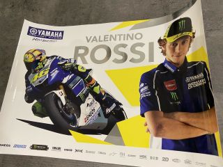 Valentino Rossi 46 Yamaha Motogp Very Rare Poster