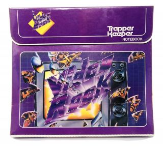 Rare Vintage 80’s / 90’s Mead Trapper Keeper Portfolio Notebook Video Rock Rad