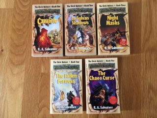 Rare Complete Set Of The Cleric Quintet - Forgotten Realms - All Are 1st Prints