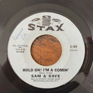 Sam And Dave - Rare Us Stax 45 " Hold On I 