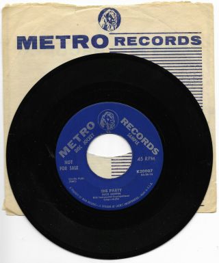 Buck Griffin - Metro 20007 Promo Rare Rockabilly 45 Rpm The Party Vg,  Labels