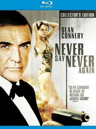 Never Say Never Again Factory (blu - Ray Disc,  2009) Htf Oop Rare
