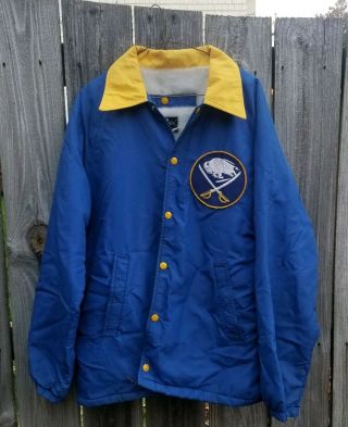 Vintage Nhl Hockey Rare 1980 80s Buffalo Sabres Jacket Coat Bojax Size Small Htf