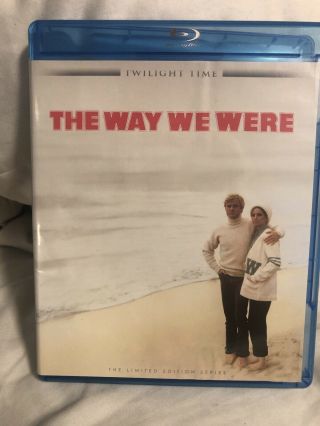 The Way We Were (blu - Ray Disc,  2013) Rare,  Oop Redford (twilight Time)
