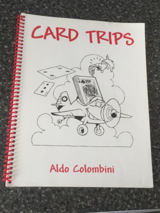 (r) Rare Vintage Magic Trick Book Card Trips By Aldo Colombini