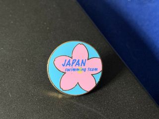 Very Rare Olympics Pin Badge Japan Swimming London 2012 National Committee Noc