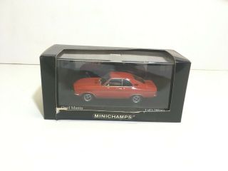 Vintage Minichamps 1:43 1971 Opel Manta A Rare Red Mib