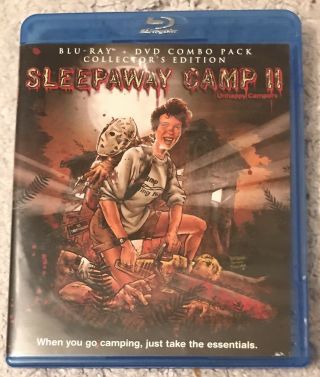 Sleepaway Camp 2 Unhappy Campers Blu Ray Horror Slasher Rare Scream Factory Oop
