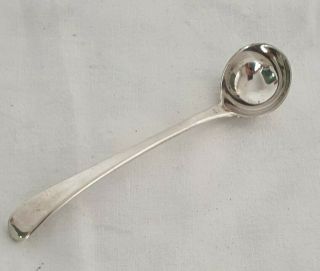 Large Georgian Hallmarked Silver Salt Spoon - London 1806