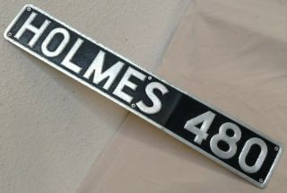 Holmes 480 Tow Truck Badge Rare Wrecker Auto Emblem - Aluminum 2 - 3/4 " X 18 "
