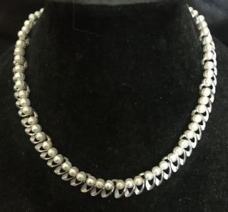 Rare 1960’s Vintage Susan Clapman Trifari Wave Faux Pearl Necklace Choker