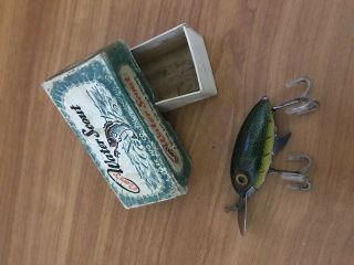 Rare Wood Clark Duckbill Scout Vintage Fishing Lure Lures Antique Old Tuf
