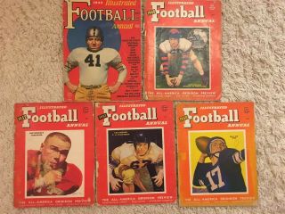 1943 1948 1950 1951 1952 Football Annual College Football All Americans Bednarik