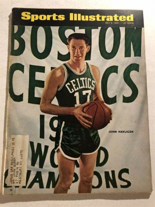 1966 Sports Illustrated Lakers Vs Boston Celtics John Havlicek Nba Finals Champs